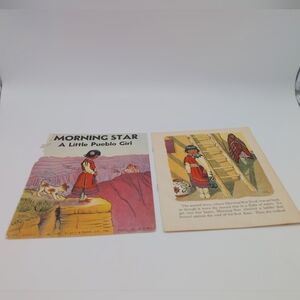 Morning Star A Little Pueblo Girl Book  1935 Damaged Cover